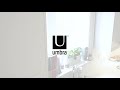 umbra udry rack and microfiber dish drying mat space saving lightweight design folds up for