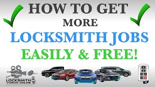 How To Get More Locksmith Jobs Easily, Fast \u0026 Free! $$$$$$$$