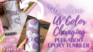 Peekaboo Powerwash Color Changing Epoxy Tumbler