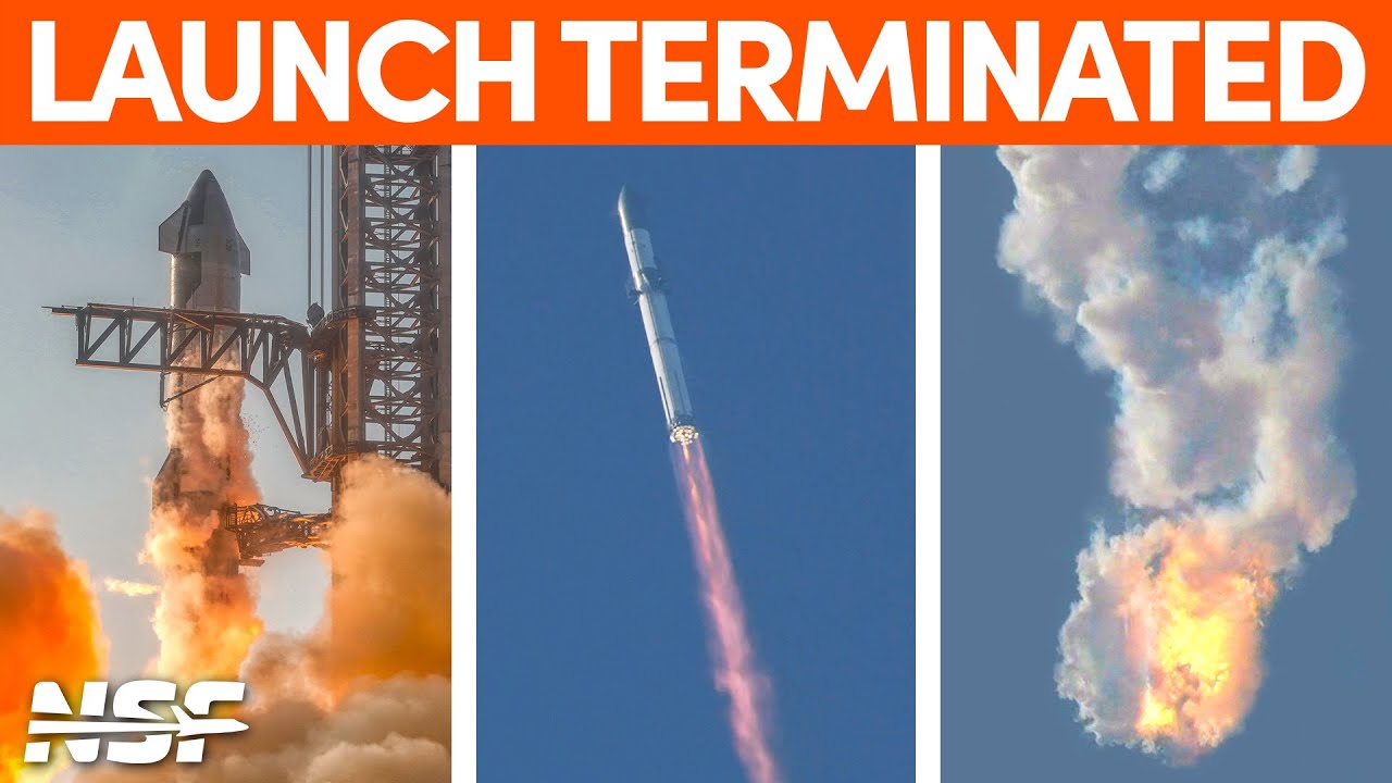 First Spacex Starship Launch With Explosion Youtube
