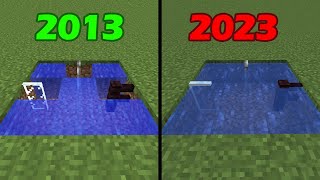 minecraft 2013 vs now