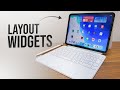 How to Layout Widgets in iPad (tutorial)
