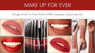 MAKE UP FOR EVER Rouge Artist For Ever Matte 24HR Longwear Liquid Lipstick