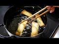 春巻きの巻き方 how to roll the spring rolls