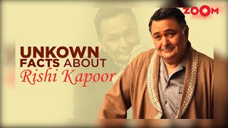 Rishi Kapoor's unknown facts | RIP Rishi Kapoor