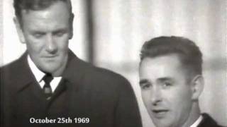 Brian Clough and Don Revie, October 1969