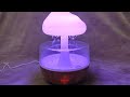 Ультразвуковой увлажнитель воздуха – ночник Грибок с эффектом дождя mushroom cloud rain humidifier