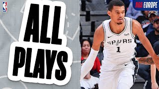 Another double-double for Wembanyama for the San Antonio Spurs!! | ALL PLAYS v New Orleans Pelicans
