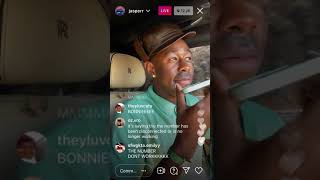 TYLER, THE CREATOR CALLS FANS ON LIVE!