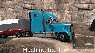 N14 Freightliner Classic xl Hauling 33 Tons of Gravel \\\\Up and Down Hill Driving \\\\Ats Gameplay