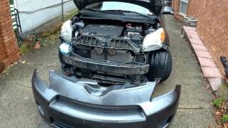 How to remove replace Front bumper cover scion XD 08 13