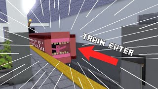 TRAIN EATER!!! IS AT IT AGAIN!!! in Minecraft Animation