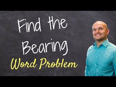 Finding the bearing of a plane using trigonometry Finding the bearing of a plane using trigonometry