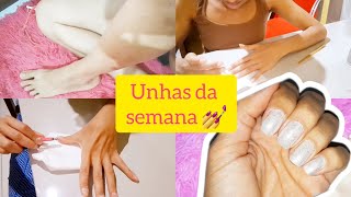 Fazendo minhas unhas em casa / unhas da semana