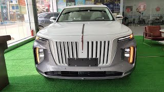 2022 HONGQI E-HS9 Two Toner White & Gray Color - Luxury Electric SUV | Exterior and Interior