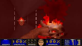 Doom 2: Hellbound Map 03 "Testing Chambers" UV-Max in 7:19