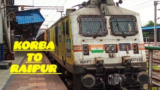 KORBA to RAIPUR : Train Journey Onboard HASDEO Express