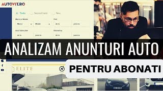 Analizăm anunțuri vânzări auto. Format nou de emisiune.