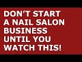 How to Start a Nail Salon Business | Free Nail Salon Business Plan Template Included