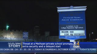 Classes Delayed At Methuen School After Threat