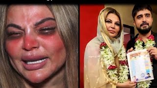 rakhi sawant emotional first time talks to media after husband adil denying marriage with her