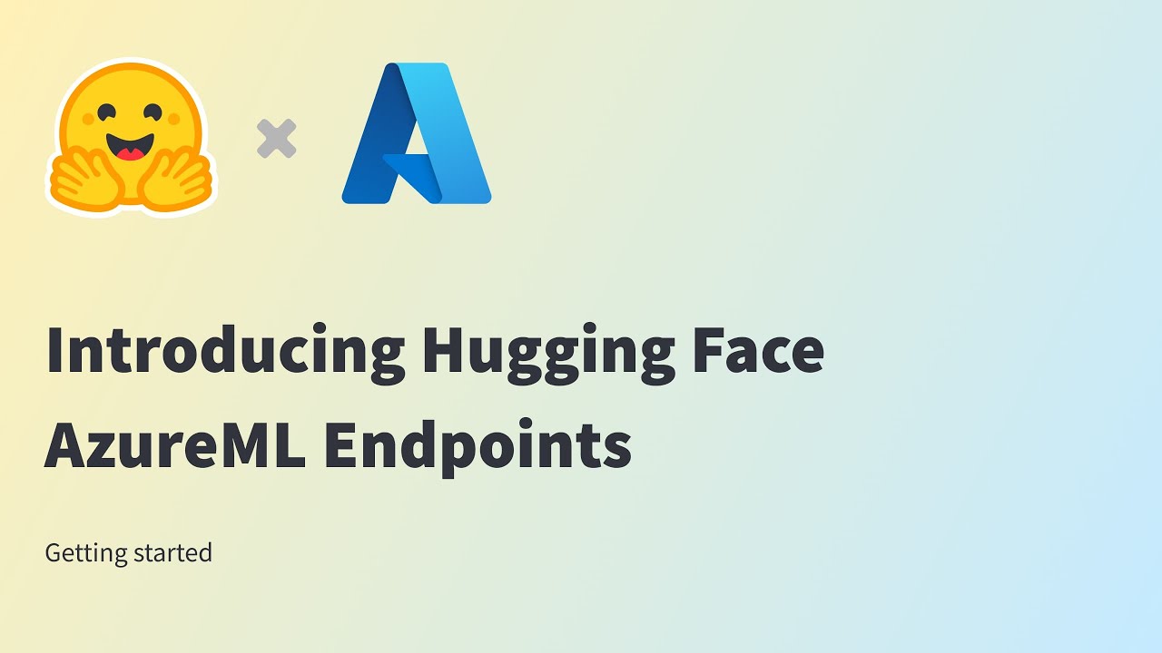 Introducing Hugging Face AzureML Endpoints - YouTube