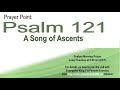 Prayer Point: Psalm 121 - A Song of Ascents