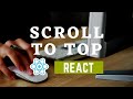 Scroll to Top (Back To Top)  - React , Gatsby and MaterialUI