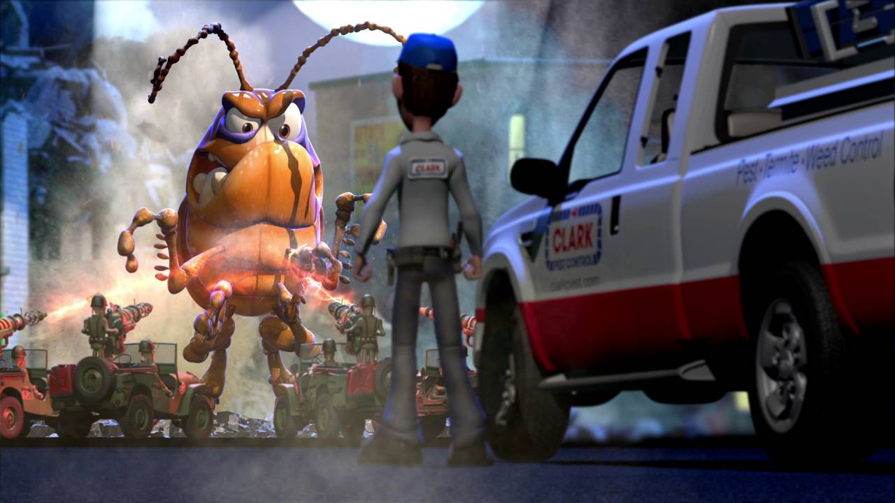 Cockroach Zilla Clark We Need You Pest Control Commercial Youtube