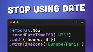 JavaScript Dates SUCK — Here's What's Replacing Them
