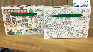 【動画No.1942】「My絆BOX」防災グッズのぬり絵について