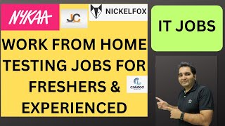 WFH Testing Jobs | Manual Testing| QA Jobs| Rd Automation Learning