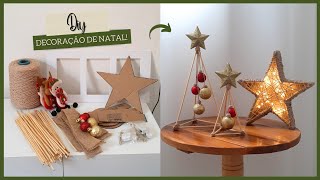 4 IDEIAS DIY LINDAS E FÁCEIS DE FAZER PARA SUA DECORAÇÃO DE NATAL!! (faça você mesmo)