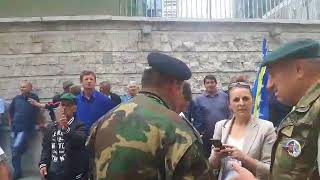 Protesti boraca pred Parlamentom FBiH 23. maj 2018.