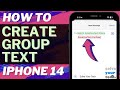 How to Create a Group Text on iPhone 14