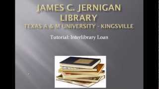 Tutorial: Use Interlibrary Loans