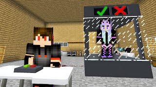 Using LIE DETECTOR on My SISTER in MINECRAFT!