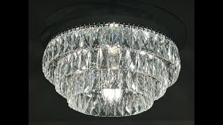 How to install Ceiling Fan with Crystal Chandelier.