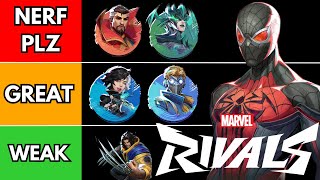 *UPDATED* Marvel Rivals ALL Heroes IN DEPTH TIER LIST