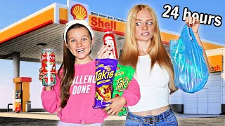 Eating only GAS STATION FOODS for 24 HRS! | Family Fizz