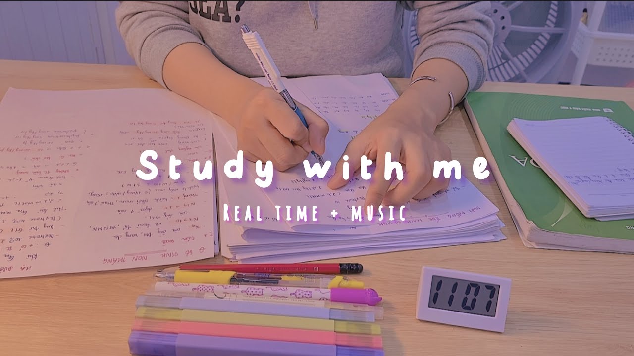 1 Hour Study With Me Calm Piano No Breaks 1 Hour Real Time Late