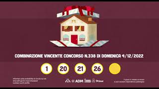 VinciCasa - Estrazione del 04/12/2022