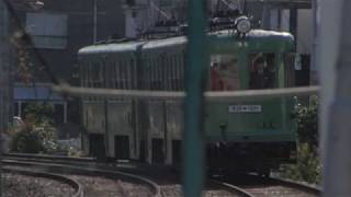 １９８１年頃の東急世田谷線 松原駅 下高井戸行き電車到着