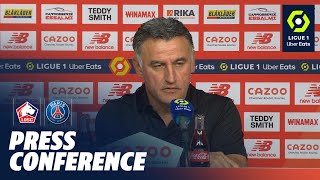 Press Conference LOSC LILLE - PARIS SAINT-GERMAIN (1-7) / Week 3 - Ligue 1 Uber Eats / 2022-2023