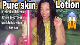 PURE SKIN LOTION VANISING CARE BODY LOTION|HYDROQUINONE  FREE|2 DAY FAST WHITENING RESULTS!