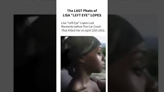 The LAST Photo of LISA “LEFT EYE” LOPES #death #tlc #music #lefteye #honduras #car #rap #singer