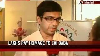 Lakhs pay homage to Sai Baba