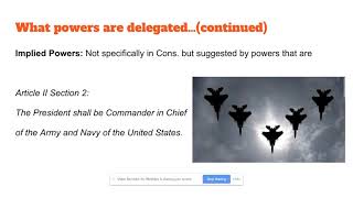 EXPRESSED, IMPLIED, & INHERENT POWERS