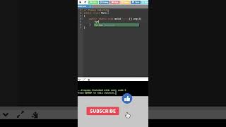 How to Run Your First Program - Hello world in Java #shorts #programming #youtubeshorts
