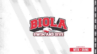 Biola Men's Swim \u0026 Dive (Athletics Week of Giving 2023-24)